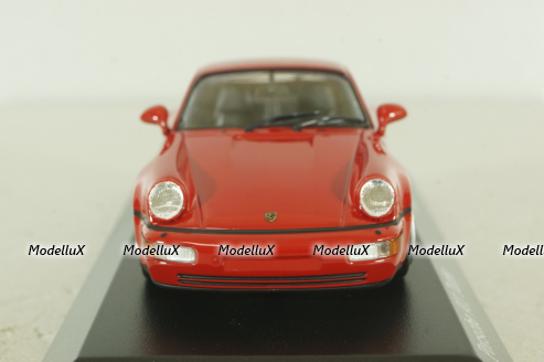 Porsche 911 (964) Turbo 1990, red, 943069106, Maxichamps 1:43