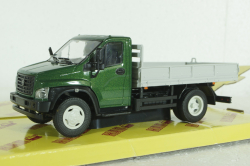 Газон Next C41R13 бортовой зел/сер, Н242, Наш автопром 1:43