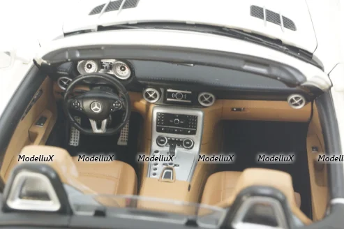 Mercedes SLS AMG Roadster R197 2009, white, 183491, Norev 1:18