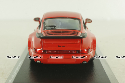Porsche 911 (964) Turbo 1990, red, 943069106, Maxichamps 1:43
