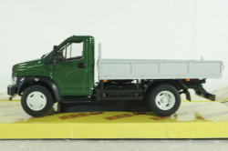 Газон Next C41R13 бортовой зел/сер, Н242, Наш автопром 1:43