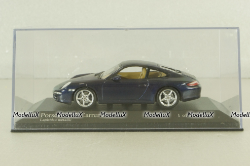 Porsche 911 (997) Carrera 2004, blue, 400063020, Minichamps 1:43
