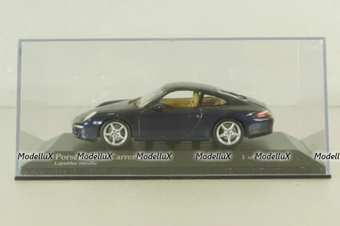 Porsche 911 (997) Carrera 2004, blue, 400063020, Minichamps 1:43
