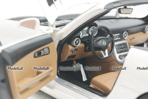 Mercedes SLS AMG Roadster R197 2009, white, 183491, Norev 1:18