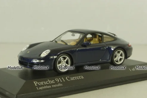 Porsche 911 (997) Carrera 2004, blue, 400063020, Minichamps 1:43