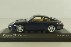 Porsche 911 (997) Carrera 2004, blue, 400063020, Minichamps 1:43