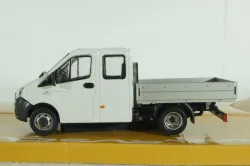 Газель Next А22R23 бортовой бел/сер, Н560, Наш автопром 1:43 уценка!