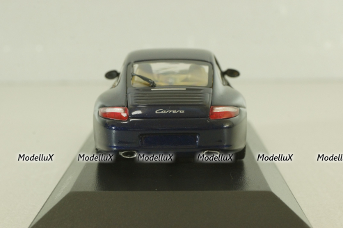 Porsche 911 (997) Carrera 2004, blue, 400063020, Minichamps 1:43
