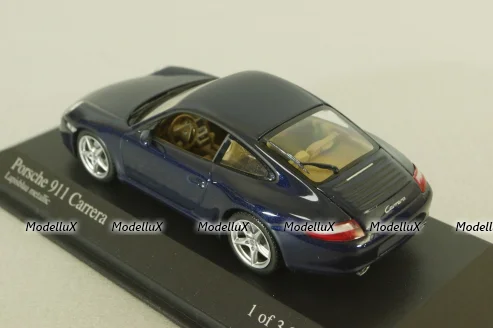 Porsche 911 (997) Carrera 2004, blue, 400063020, Minichamps 1:43