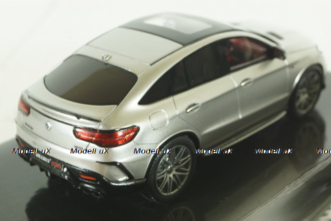 Mercedes GLE 63S COUPE, BRABUS 850  4x4 (C292) 2016, silver, 437034314, Minichamps 1:43