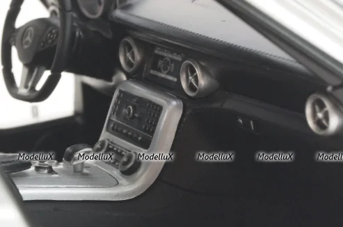 Mercedes SLS AMG Gullwing Coupe (C197) 2009, silver metallic, 183490, Norev 1:18