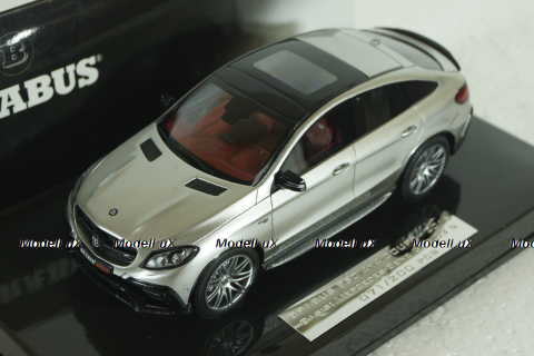 Mercedes GLE 63S COUPE, BRABUS 850  4x4 (C292) 2016, silver, 437034314, Minichamps 1:43