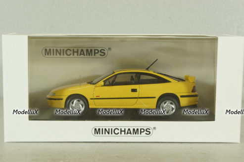 Opel Calibra Turbo 4x4 Baujahr 1989, yellow, 943045724, Maxichamps 1:43