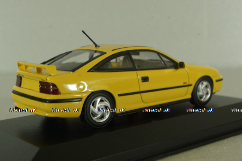 Opel Calibra Turbo 4x4 Baujahr 1989, yellow, 943045724, Maxichamps 1:43