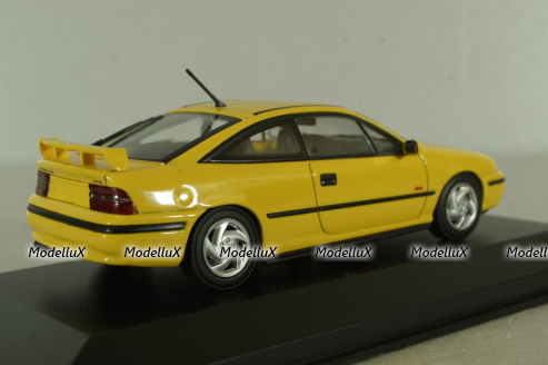 Opel Calibra Turbo 4x4 Baujahr 1989, yellow, 943045724, Maxichamps 1:43