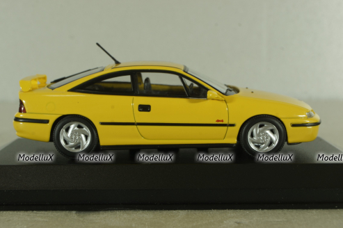 Opel Calibra Turbo 4x4 Baujahr 1989, yellow, 943045724, Maxichamps 1:43