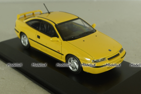 Opel Calibra Turbo 4x4 Baujahr 1989, yellow, 943045724, Maxichamps 1:43