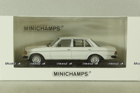 Mercedes 230E (W123) 1982, white, 94032206, Minichamps/Maxichamps 1:43