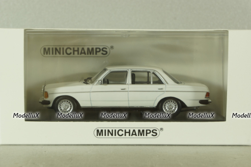Mercedes 230E (W123) 1982, white, 94032206, Minichamps/Maxichamps 1:43