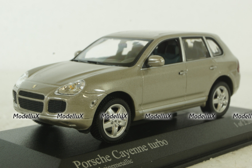 Porsche Cayenne Turbo 2002, beige metallic, 400061081, Minichamps 1:43