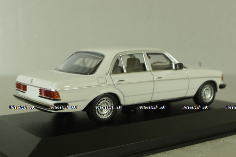 Mercedes 230E (W123) 1982, white, 94032206, Minichamps/Maxichamps 1:43