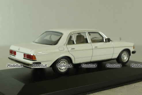 Mercedes 230E (W123) 1982, white, 94032206, Minichamps/Maxichamps 1:43