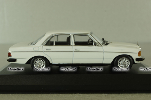 Mercedes 230E (W123) 1982, white, 94032206, Minichamps/Maxichamps 1:43