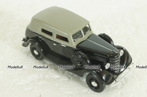 Газ-61, черно/серый, Наш Автопром 1:43