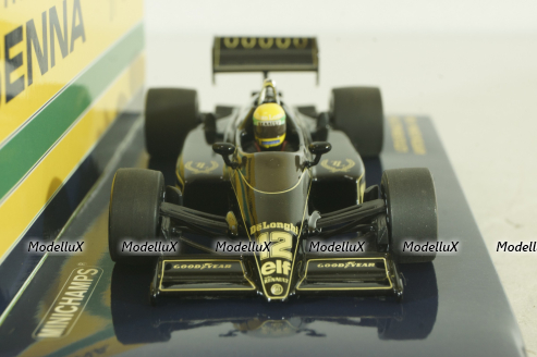 Lotus Renault 98T Ayrton Senna 1986, John Player Special, 540864312, Minichamps 1:43