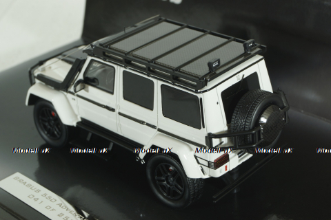 Mercedes G Brabus 550 Adventure 4X4²  2017 white, арт. 437037162, Minichamps 1:43