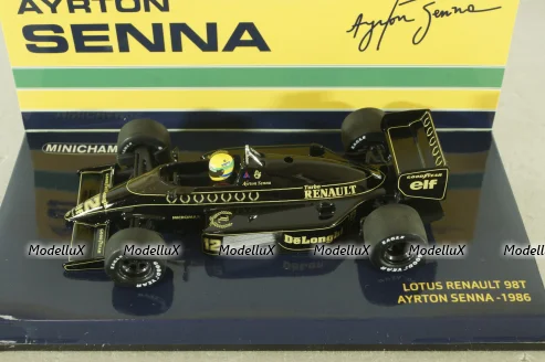 Lotus Renault 98T Ayrton Senna 1986, John Player Special, 540864312, Minichamps 1:43