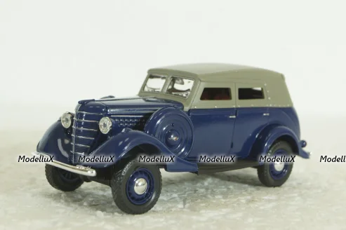 Газ-61, синий/серый, Наш Автопром 1:43