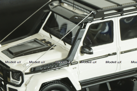 Mercedes G Brabus 550 Adventure 4X4²  2017 white, арт. 437037162, Minichamps 1:43