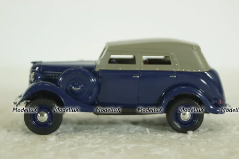 Газ-61, синий/серый, Наш Автопром 1:43