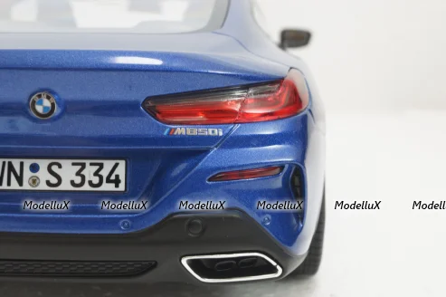 BMW M850i, F92  (2019), blue metallic, 183286, Norev 1:18