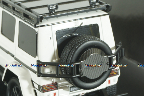 Mercedes G Brabus 550 Adventure 4X4²  2017 white, арт. 437037162, Minichamps 1:43