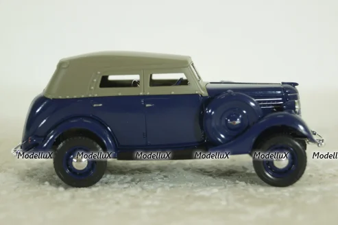 Газ-61, синий/серый, Наш Автопром 1:43