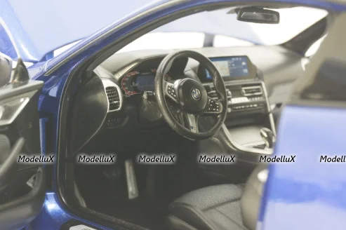 BMW M850i, F92  (2019), blue metallic, 183286, Norev 1:18