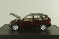 BMW X5 3.0 d (E53) 1999, dark red, 80429411690, Minichamps 1:43