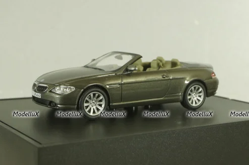 BMW 645 Cabrio (E64) 2003, stratus grey, 80420153434, Kyosho 1:43