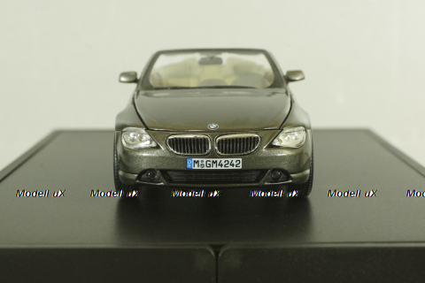 BMW 645 Cabrio (E64) 2003, stratus grey, 80420153434, Kyosho 1:43
