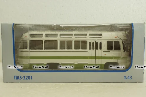 Паз-3201 біло/зелений, Советский Автобус 1:43