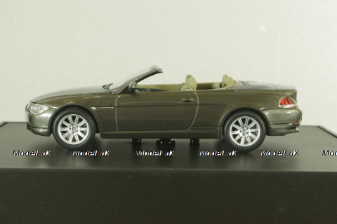 BMW 645 Cabrio (E64) 2003, stratus grey, 80420153434, Kyosho 1:43