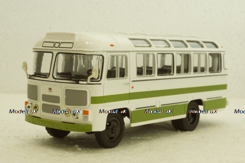 Паз-3201 біло/зелений, Советский Автобус 1:43