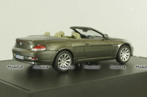BMW 645 Cabrio (E64) 2003, stratus grey, 80420153434, Kyosho 1:43