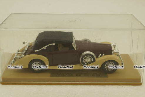Delage D8 120, cabriolet soft top, 1939, Solido 1:43