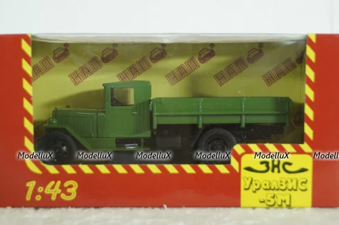 УралЗис-3М, зеленый, Н229, Наш Автопром 1:43