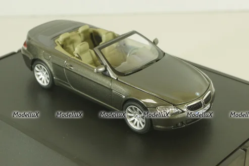 BMW 645 Cabrio (E64) 2003, stratus grey, 80420153434, Kyosho 1:43