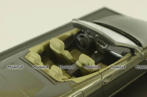 BMW 645 Cabrio (E64) 2003, stratus grey, 80420153434, Kyosho 1:43