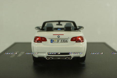 BMW M3 Cabrio (E93) 2007, white, 80420430947, Minichamps 1:43